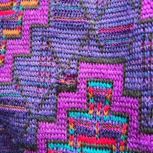 Vintage Wool Purple Sweater - Picture 3 of 5